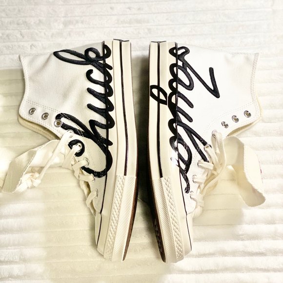 converse chuck 70 script high top sneaker